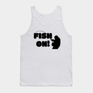 Fish On Angler Fishermen Tank Top